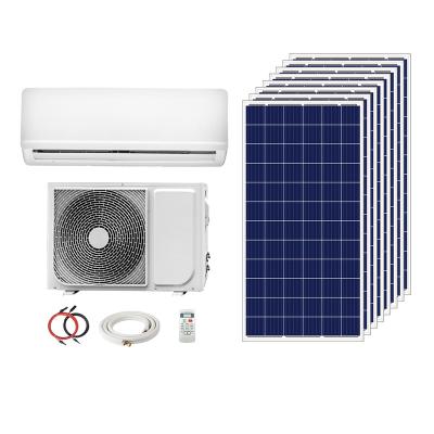 China Hotel FADI 24000 Btu Solar Powered AC Air Conditioner Solar Powered Hybrid DC 100% Solar for sale