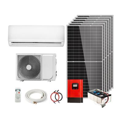 China 18000BTU Hotel DC 48V AC Hybrid Solar Air Conditioner System for sale