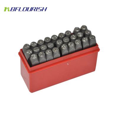 China Steel or 40Cr YUTE 10MM Letter 27PCS Punch Set, Stamp Punch, Alphabet Punch Set for sale