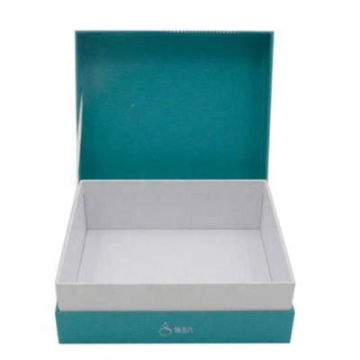 China Handmade Custom Luxury Blue Printed Shoulder Neck Rigid Gift Boxes For Products Packing, Wholesale Price Nice Shoulder Rigid Gift Boxes for sale