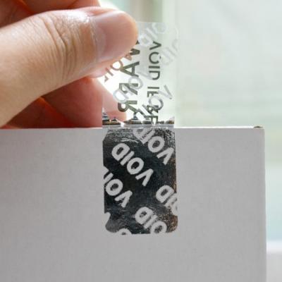 China Universal Waterproof Electronics Warranty Hot Sale Guarantee Silver Void Label Sticker For Gift Box Seal Vacuum Label Stickers Roll for sale