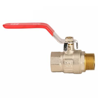 China General Manufacture Brass Reducing Bore Ball Valve for sale