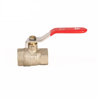 China General CW617N 1 Inch Brass Ball Valve Steel Plate Brass Handle Ball Valve for sale