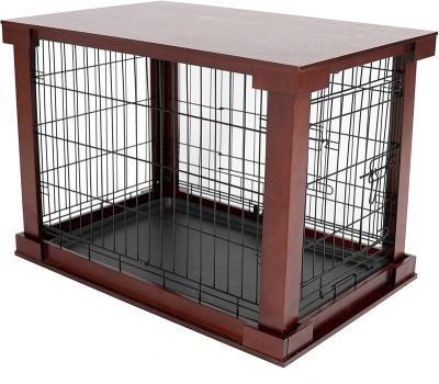 China Breathable Wooden Dog Cage , Wooden Rabbit House Cat Cage Custom for sale