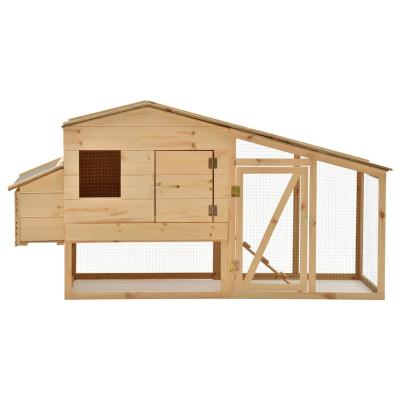 China Breathable wooden chicken house, outdoor rainproof and sunscreen wooden rabbit house, chicken cage pethouse customized for sale