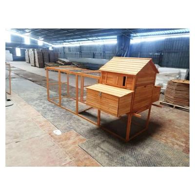 China Wholesale Viable Outdoor Wooden Chicken Cage Animal Waterproof Chicken House Chicken House Waterproof Poultry House for sale