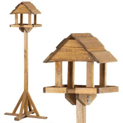 China Breathable Wooden Bird Feeder, Outdoor Wooden Bird Nest Rainproof And Sunscreen, Customized For Pet House for sale