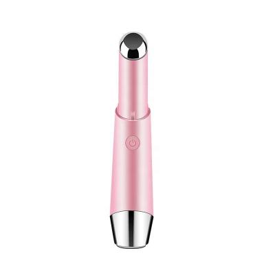 China New Arrival Dark Convenient Care Electric Eye Care Rechargeable Circles Massage Pen Home Use Eye Massager Rechargeable Vibrator for sale