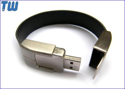 China PU Leather Solid Wristband USB Chip 4GB USB Memory Stick Drive for sale