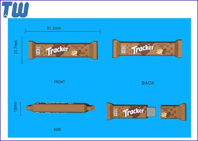 China Promotion Custom USB Flash Drive Chocolate Bar Design Company Gift for sale