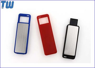 China Sliding UDP Chip 3D Transparent Logo LED Light 64GB USB Flash Pen Drive for sale