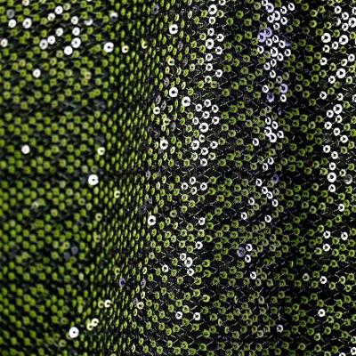 China Fine And Soft Polyester Thread Net Bottom Two Color Needle Beads Two Color Tech Sequin Embroidery Fabric Water Soluble for sale