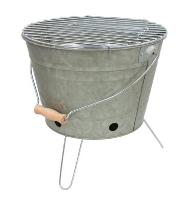 China Easily Assembled High Quality Price Barbecue Grill Galvanized Metal Powder Coated BBQ Bucket for sale