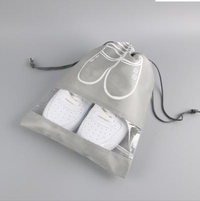 China Hot Selling Waterproof Nonwoven Rope Handle Bag Drawstring Bag For Shoes for sale