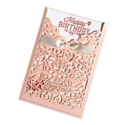 China Eco-friendly Handmade Europe Birthday Greeting Card for sale