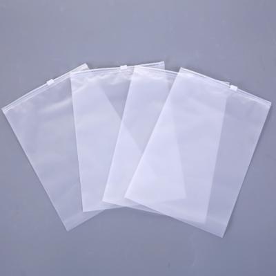 China Cheap Matte Custom Plastic Bag Zip Lock Slider Seal Lining Moisture Proof Pouch For Clothing for sale