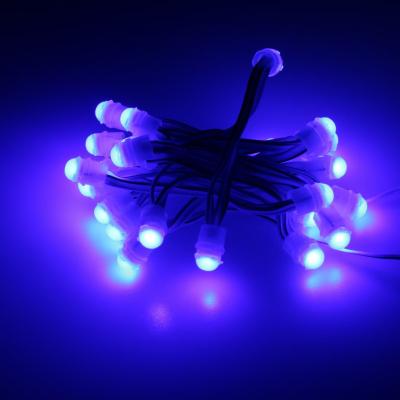 China Copper IP68 Waterproof 18awg 50pcs A String DC 12V 5V 12CM RGB WS2811 Full Color LED Pixel for sale