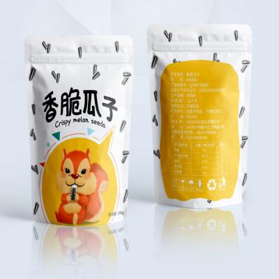 China Custom Printed Standup Pouches Moisture Proof Zip Lock Laminated Plastic Packets Foods Packaging Bag for sale