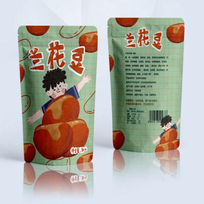 China Custom Printing Logo Nuts Food Packaging Pouch Holder Bag Kraft Paper Zipper Bags From Factory Wholesale Moisture Proof for sale