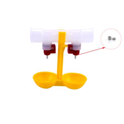 China Long Life Automatic Poultry House Water Double Chicken Nipple Drinkers For Sale for sale