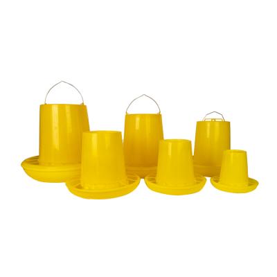 China Long Life Plastic Automatic Poultry Feeder Pan Bucket Animal Feeders Water Drinker Farm Equipment Chicken Feeder for sale