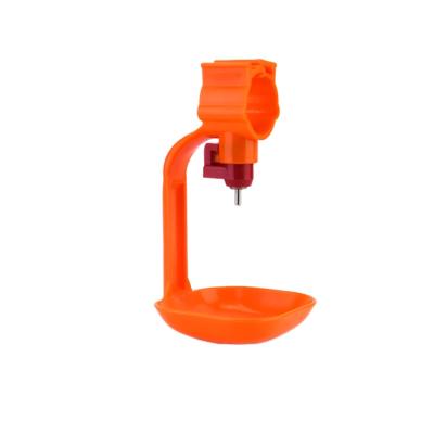 China Automatic Long Life Poultry Water Nipple Drinker With Drip Cup For Broiler Chicken Layer Breeding Equipment for sale