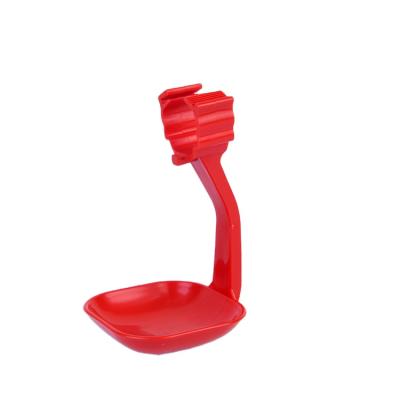 China Long Life Poultry Cup Duck Drinking Fountains Water Bowl Hanging Red Poultry Drinks Cup for sale