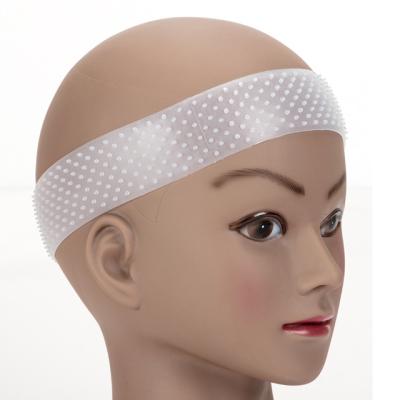 China Silicone Soft Easy Clean Transparent Headband Flexible Silicon Wigs Non Slip Wig Bands Comfortable Strong Grip On Heads For Wigs And Headband for sale