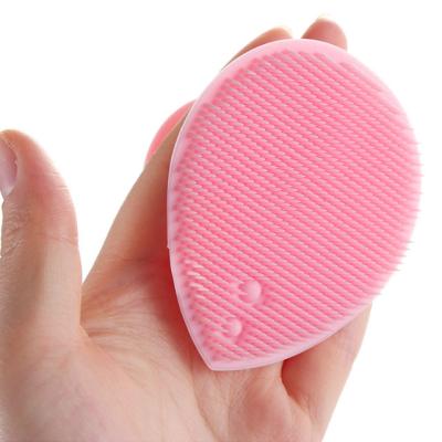 China Soft Stiffens Soft Silicone Face Scrubber Facial Exfoliation Scrub Facial Cleansing Brush For Massage Pore Cleansing Blackhead for sale