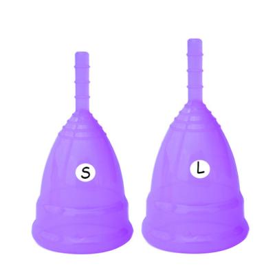 China Healthy Silicone Menstrual Reusable Menstrual Cup Medical Grade Cup Hygiene Product Female Lady Collapsible Menstruation Cup for sale