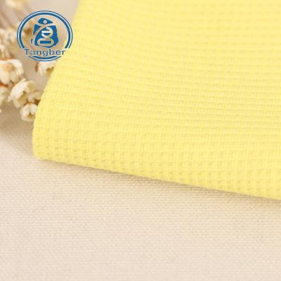 China Anti-static high quality outdoor scarf white cotton waffle knit fabric for women dress for sale