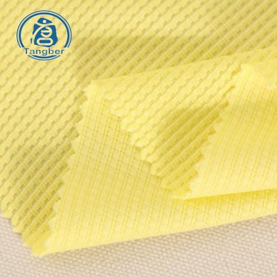 China Hot sale Tear-resistant jacquard hacci knit polyester waffle fabric for women garment for sale