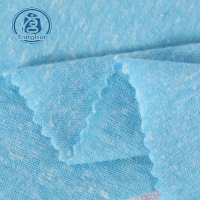 China Plain anti-static rayon tcr cotton yarn snow TCR jersey fabric for garment for sale