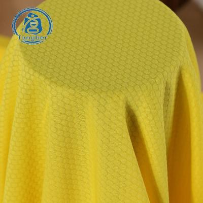 China 100% Anti-Static Polyester Mesh Fabric Sports Fit 150gsm Honeycomb Fabric Football Dry Mesh Fabric For Sportswear T-shirt for sale