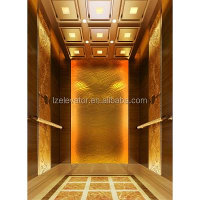 China Luxury hotel lift elevator cabin design for hotel use for sale