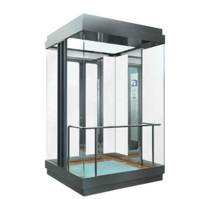 China Panoramic Guided Hotel Lift by LINGZ for sale