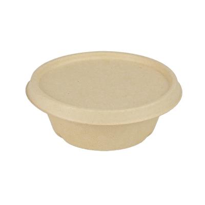 China Biodegradable eco packaging take away biodegradable soup bagasse salad bowl for sale