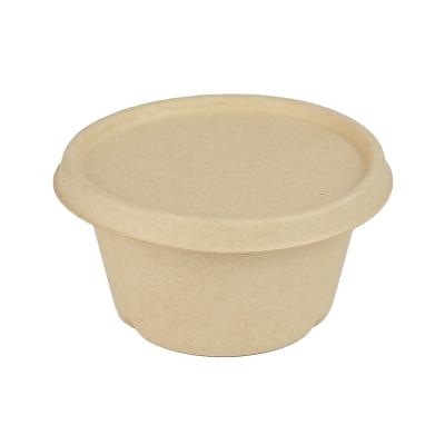 China Packaging 450ML Eco Friendly Biodegradable Take Out Food Container Biodegradable Bagasse Salad Bowl for sale