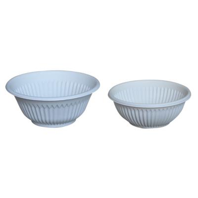 China Customized Disposable Disposable Cornstarch Salad Bowl For Food for sale