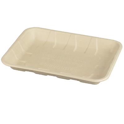 China Disposable Bagasse Tray Environmentally Friendly 100% Biodegradable Bagasse Food Disposable Tray for sale