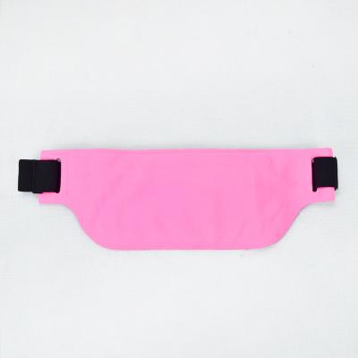 China Anti-theft Waist Bag Custom Logo OEM Phone Holder Belt Pack Waterproof Travel Bag With Stand Pink for sale