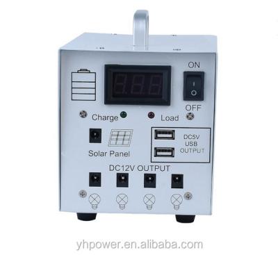 China Home Portable Solar Generator 7000Ah Power Source Lead Acid Power Supply With 18V Solar Panel for sale