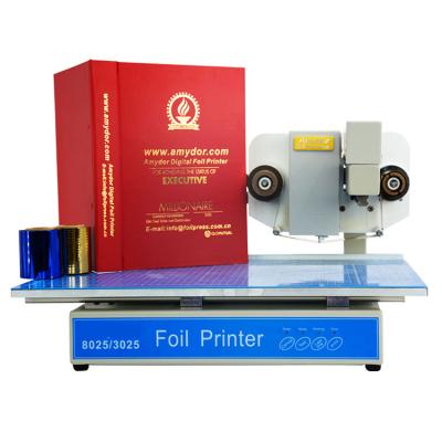 China Printing Shops Vinica 3025 Paper Bag Foil Printer Notebook Cover Digital Foil Printing Machine for sale