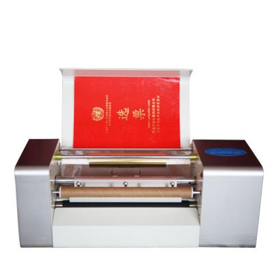 China Hot Card Printer Wedding Invitation Card Foil Label Stamping Printing Machine In Pakistan for sale