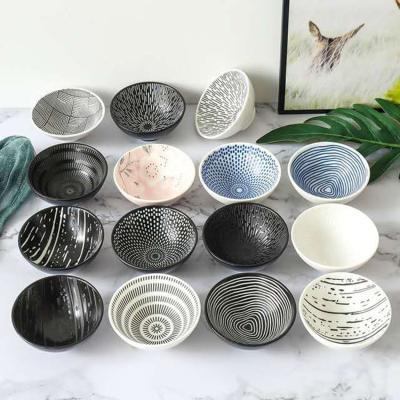 China Small Mini Ceramic Tableware Dish For Disposable Dish Home Hotel Restaurant Wholesale Japanese 3.25inch Bone China for sale