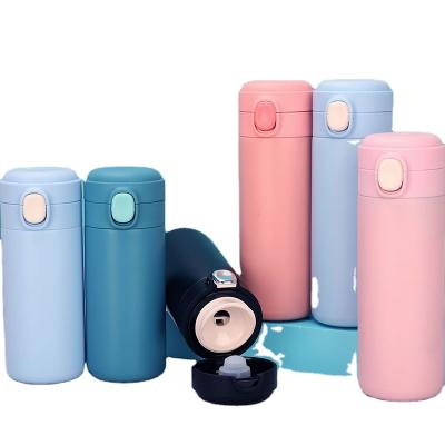 China Gift Advertising Water Cup 304 Stainless Steel Automotive Vacuum Flask Bouncing Cup Pea Cup for sale