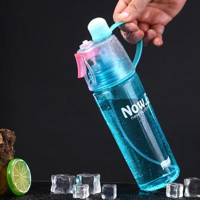 China Viable Bpa Free Gym Outdoor Fitness Sports Plastic Spray Shaker Water Bottle for sale