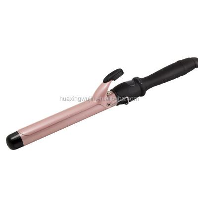 China Custom Adjustable Professional Size Barrel Size Universal Electric Hair Curler Voltage 45w Electric Hair Curler With Clip for sale