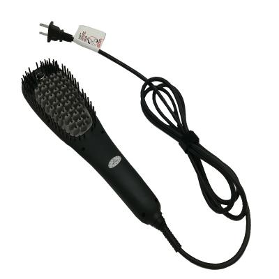 China Healthy Comb Fast Adjustable LCD Heating Temperature Mist Heat Insulation Hair Steamer Straightening Brush for sale