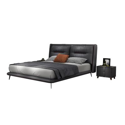 China 9693# FANDI King Size Beds Comfortable Modern Single Double Bed for sale